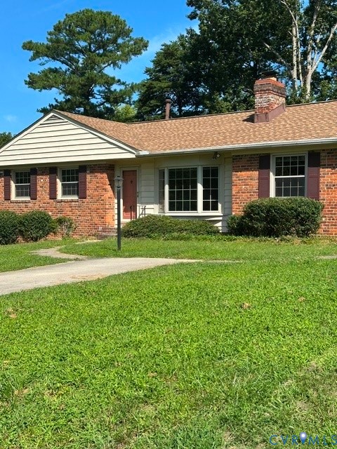 7806 Dasher Road Henrico, VA 23294 - Photo 1 of 14 Brick exterior with contrasting siding, brown shin