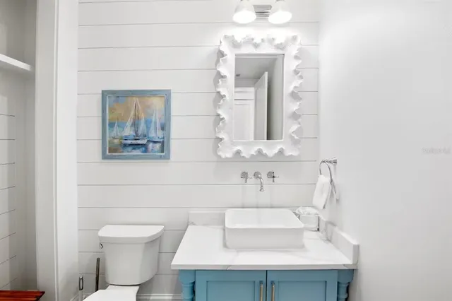 a view of a terrace with wooden floor