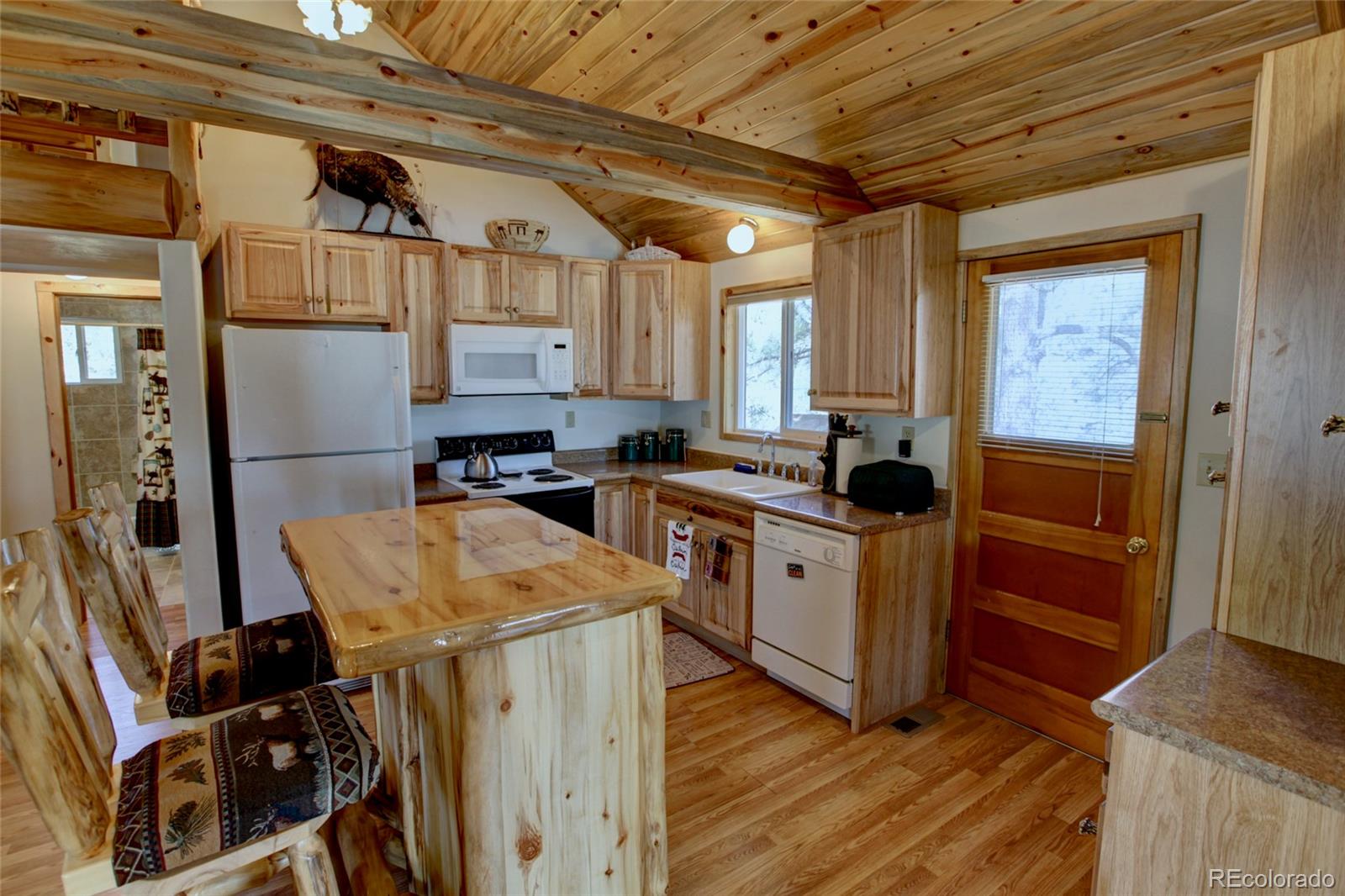 530 Red Feather Road Cotopaxi, CO 81223 - Photo 13 of 46 a kitchen that has a lot of cabinets in it and stainless steel appliances
