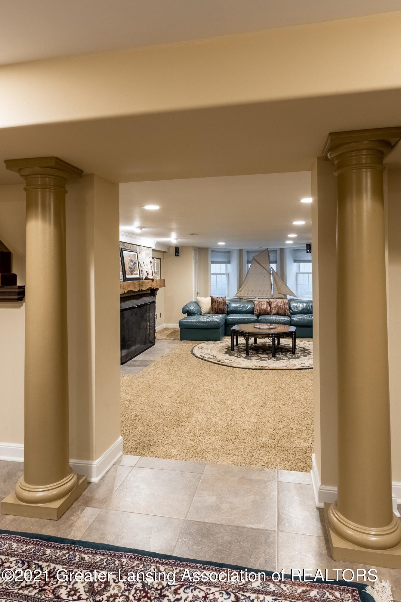 627 North Harrison Road East Lansing, MI 48823 - Photo 70 of 94 Entry into lower level family room