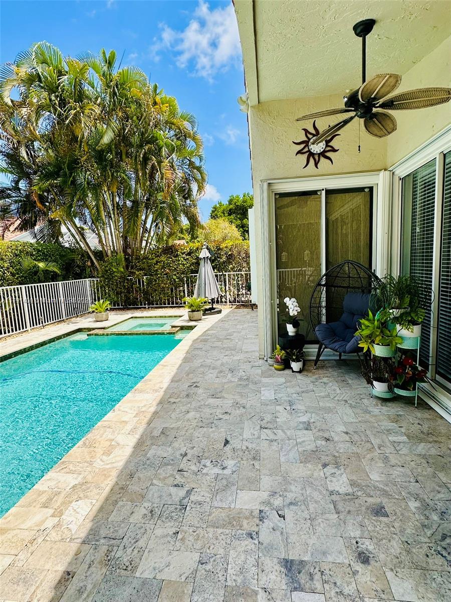 3961 Antigua Point Drive Boca Raton, FL 33487 - Photo 60 of 65 a view of a house with backyard and porch