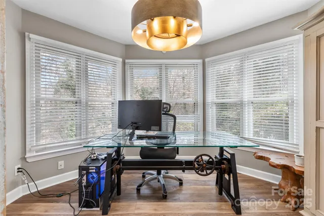 a view of a workspace with a window