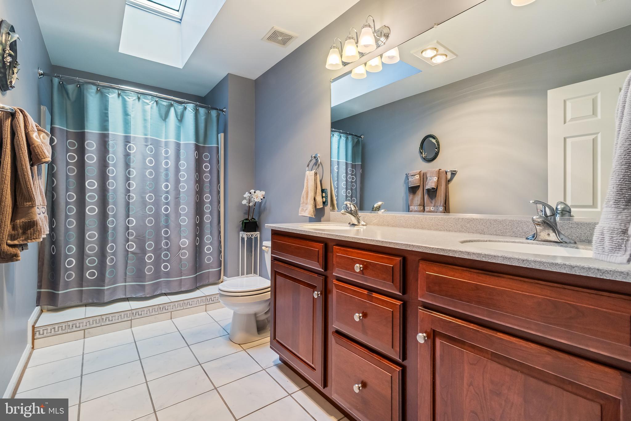 203 Morgans Ridge Court La Plata, MD 20646 - Photo 51 of 59 a bathroom with a double vanity sink toilet and shower