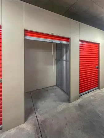 a view of a room with door