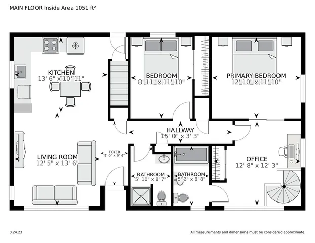 a picture of a floor plan