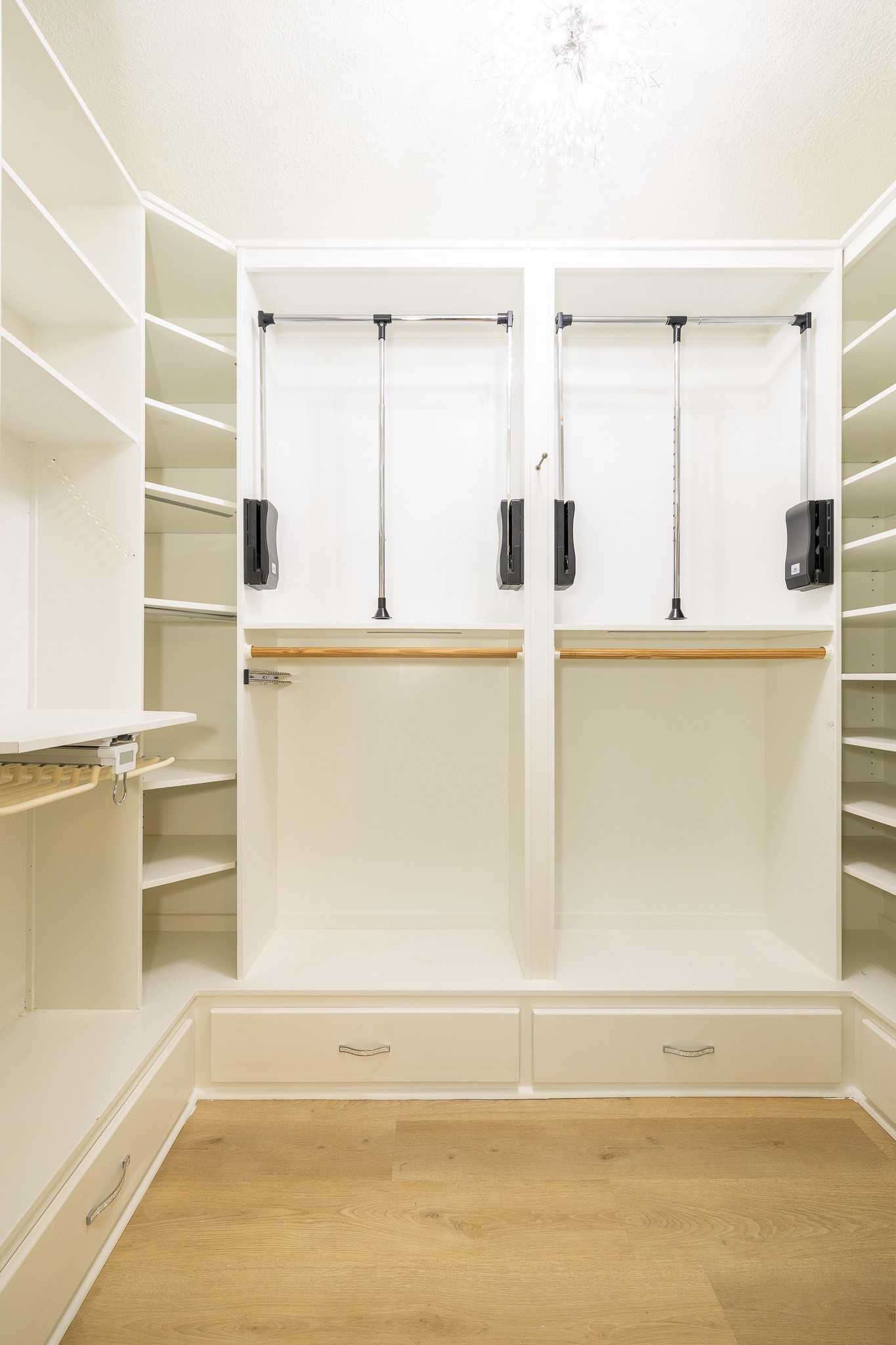 1991 Gulf Crystal Beach, TX 77650 - Photo 12 of 20 a view of a kitchen with wooden floor and electronic appliances