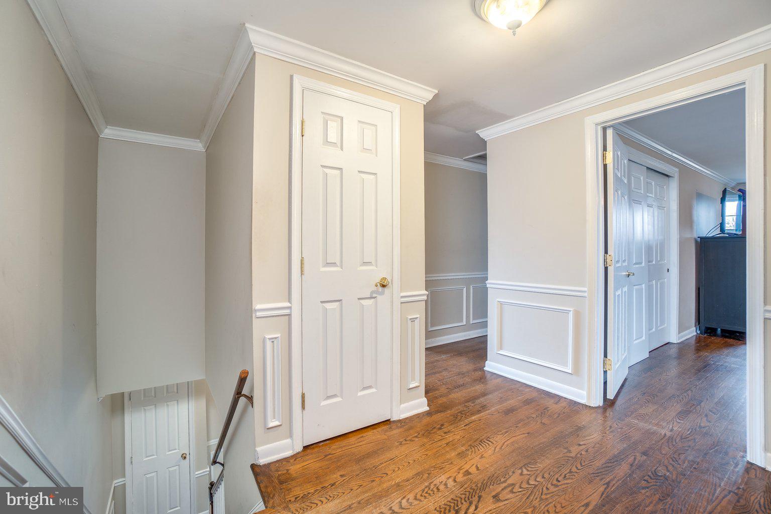 3837 Justin Road Monkton, MD 21111 - Photo 33 of 48 Upper Level Hall w/ hardwood flooring