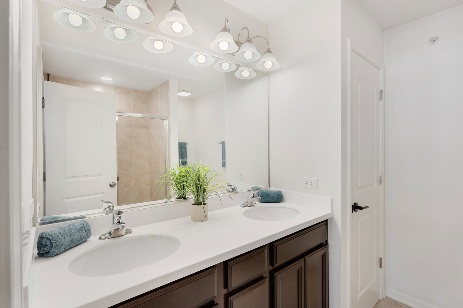 1108 Evergreen Avenue Des Plaines, IL 60016 - Photo 14 of 20 a bathroom with a sink vanity and a mirror