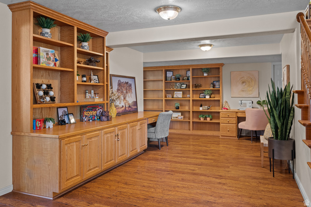 555 East 1700 N Street Mapleton, UT 84664 - Photo 39 of 49 Wood-finish flooring with extensive built-in cabinetry and shelving