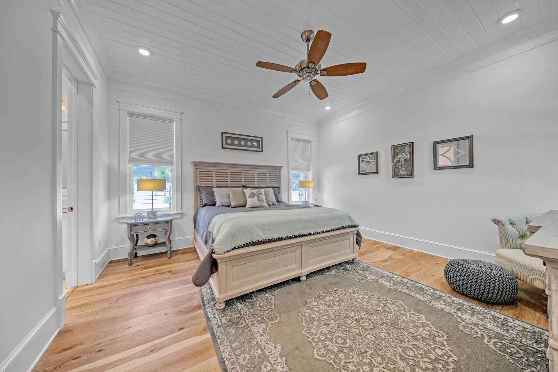 41 Clipper Street Inlet Beach, FL 32461 - Photo 19 of 48 a bedroom with a bed and a dresser