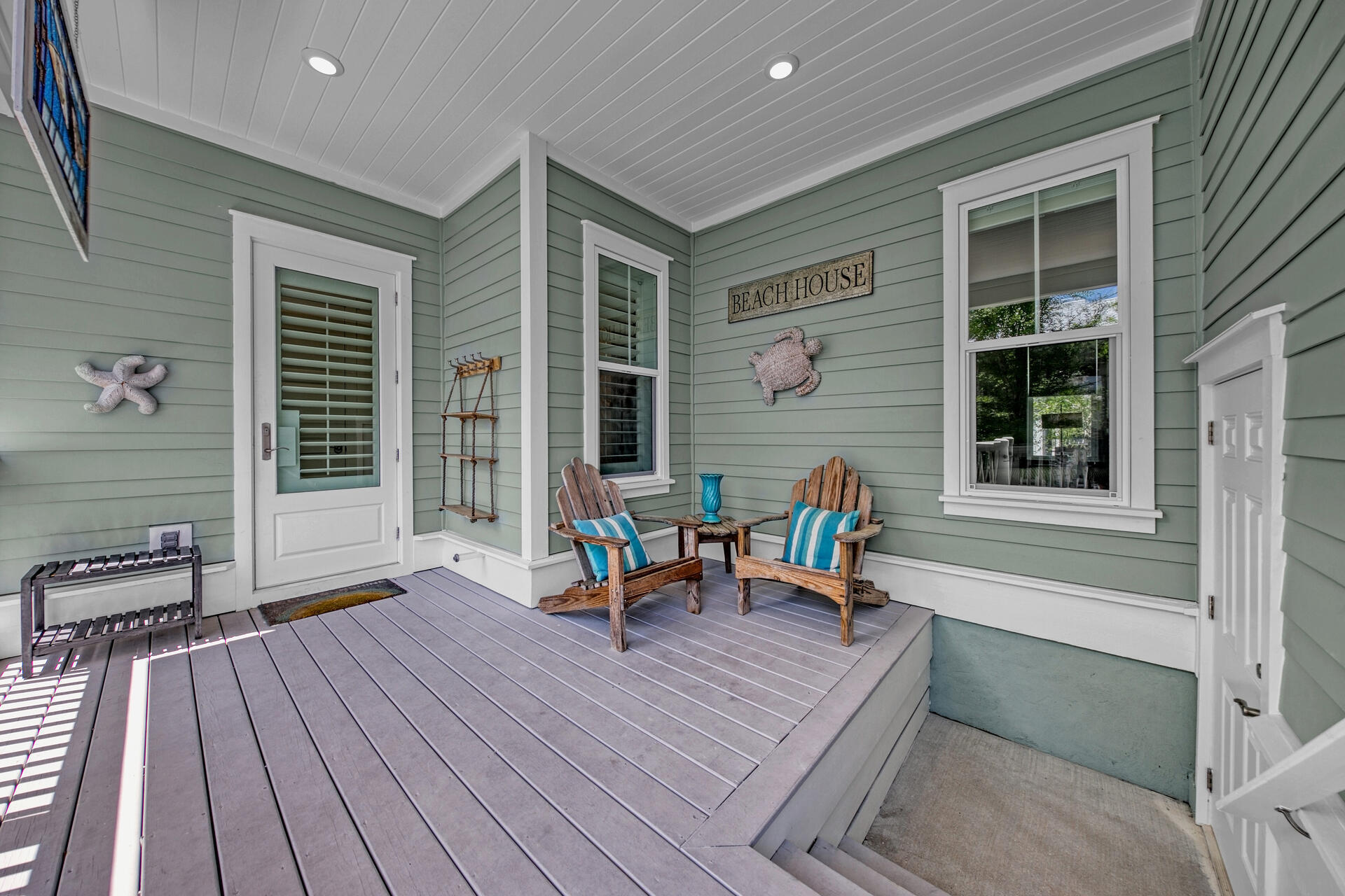 41 Clipper Street Inlet Beach, FL 32461 - Photo 26 of 48 a outdoor living space with furniture and wooden floor