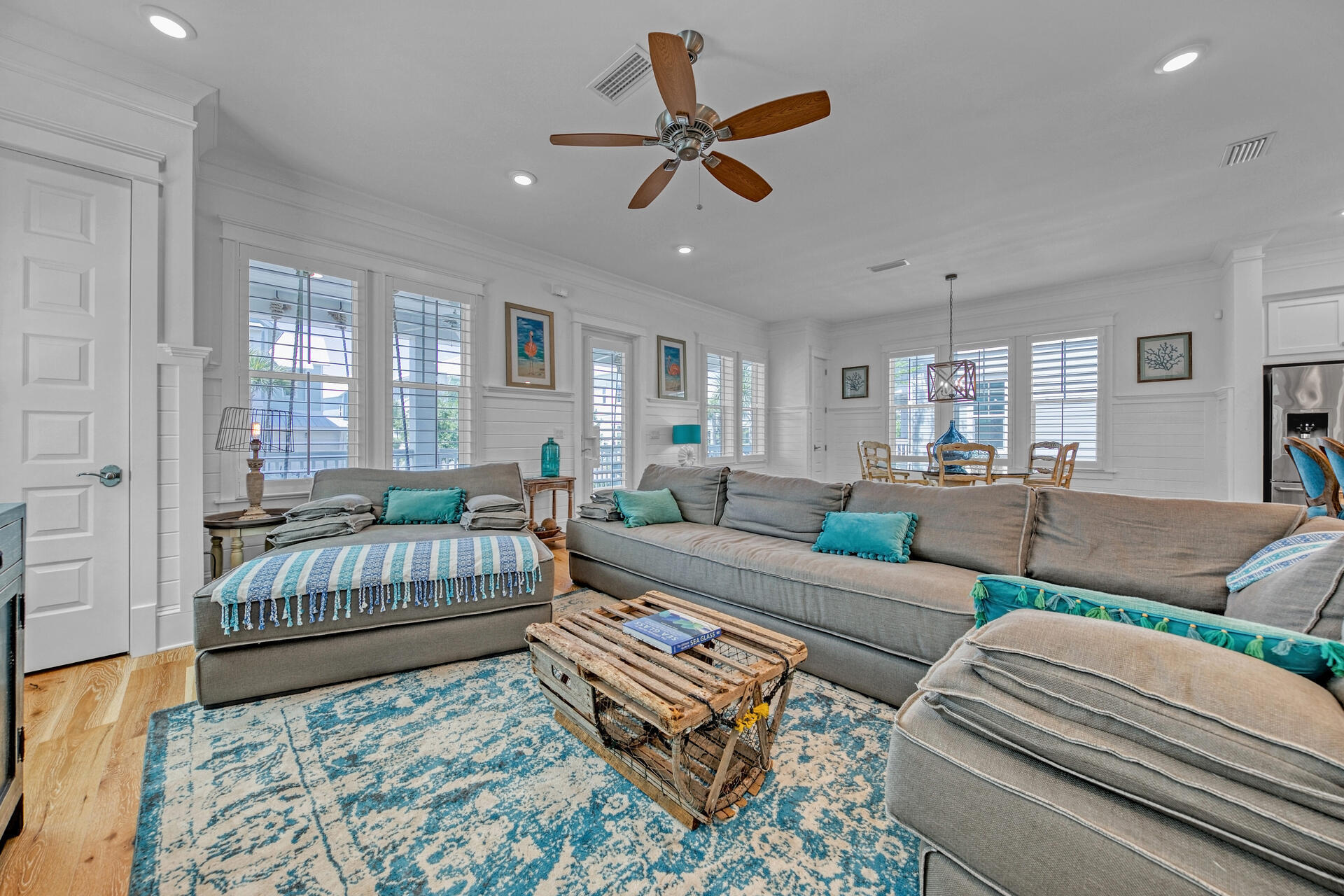 41 Clipper Street Inlet Beach, FL 32461 - Photo 8 of 48 a living room with furniture and a rug