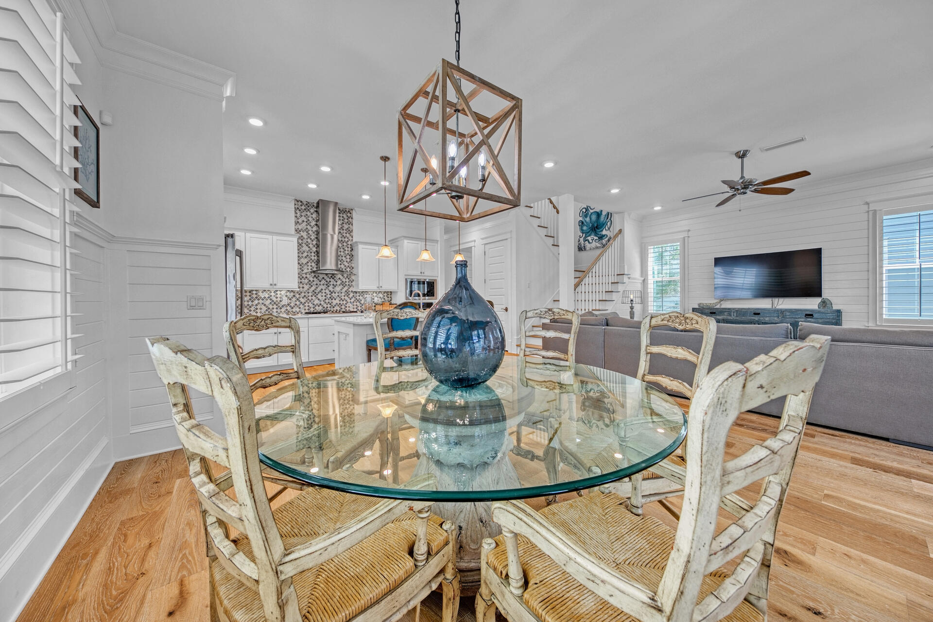 41 Clipper Street Inlet Beach, FL 32461 - Photo 10 of 48 a dining room with furniture and wooden floor