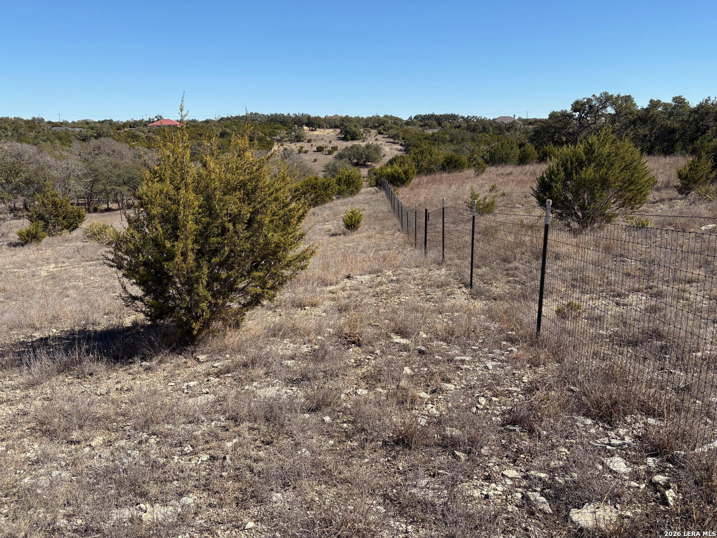 552-lot 2002) Rock Trail Spring Branch, TX 78070 - Photo 12 of 39 a view of a dry yard with mountains in the background