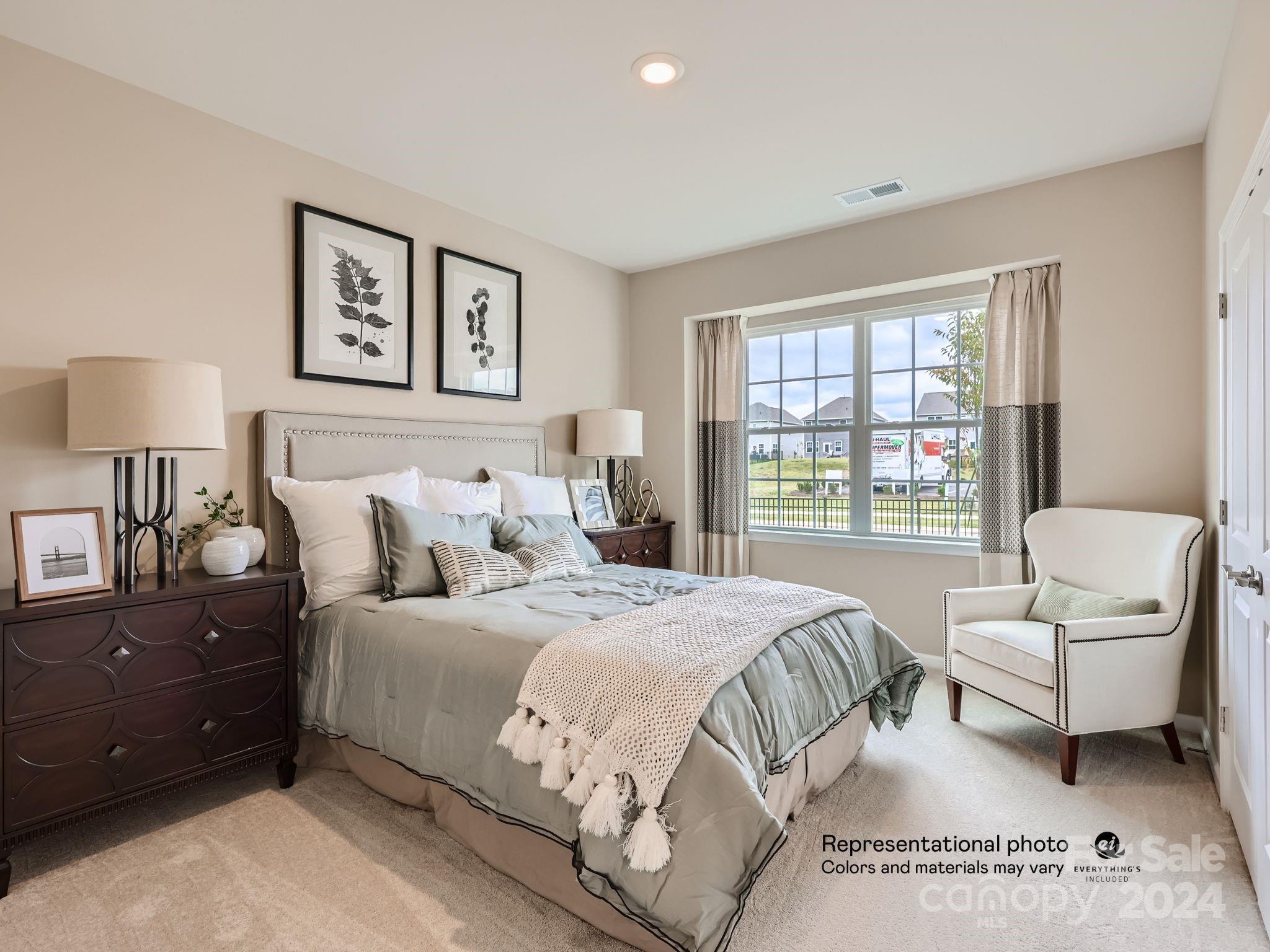 4468 Doyle Rdg Road Maiden, NC 28650 - Photo 11 of 16 a bedroom with a bed and a couch