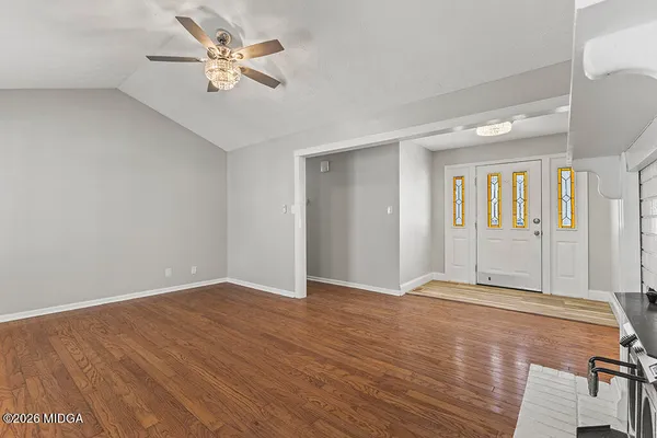 wooden floor in an empty room