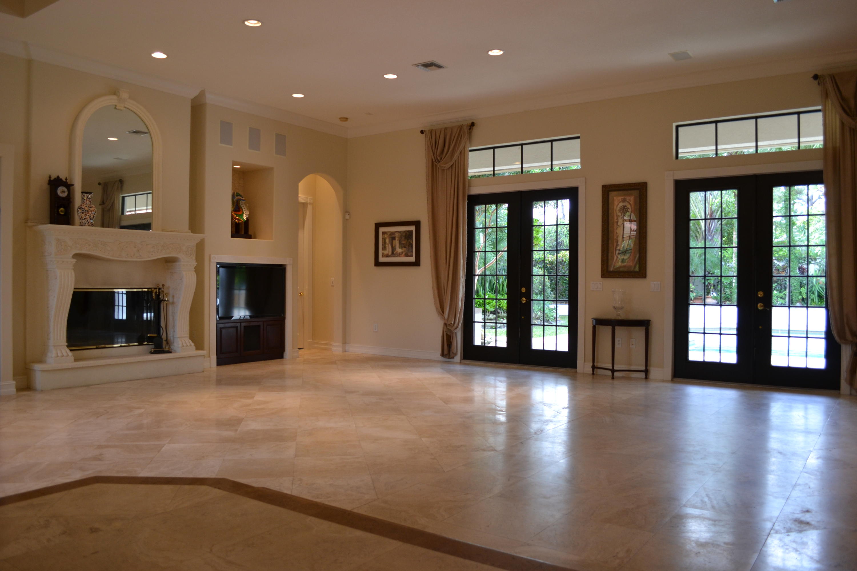 1495 Addison Avenue Boca Raton, FL 33486 - Photo 12 of 46 Double French Doors to Pool & Spa