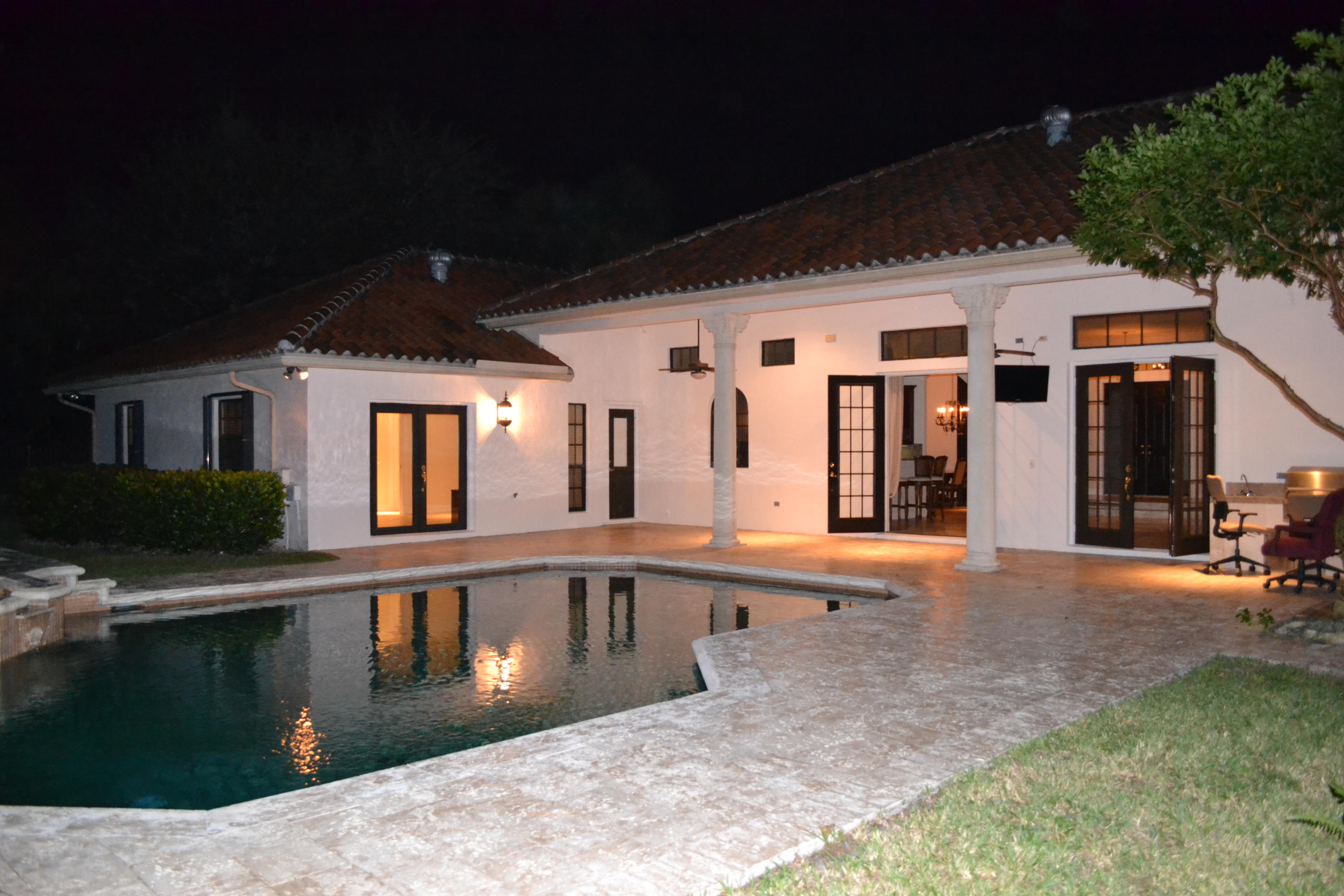1495 Addison Avenue Boca Raton, FL 33486 - Photo 19 of 46 Exterior Night Backyard 2