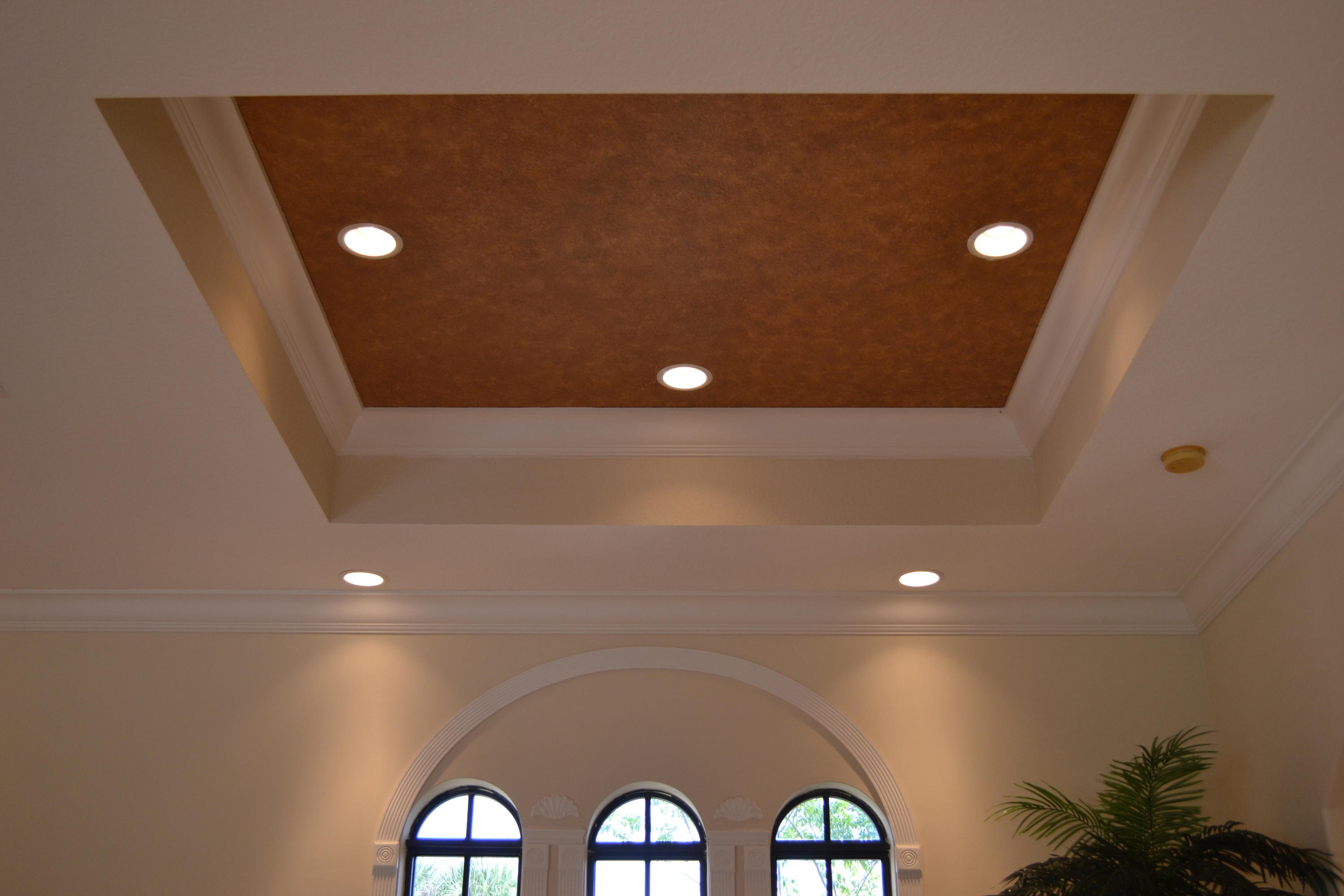 1495 Addison Avenue Boca Raton, FL 33486 - Photo 9 of 46 Custom Painted LR Ceiling Tray 1
