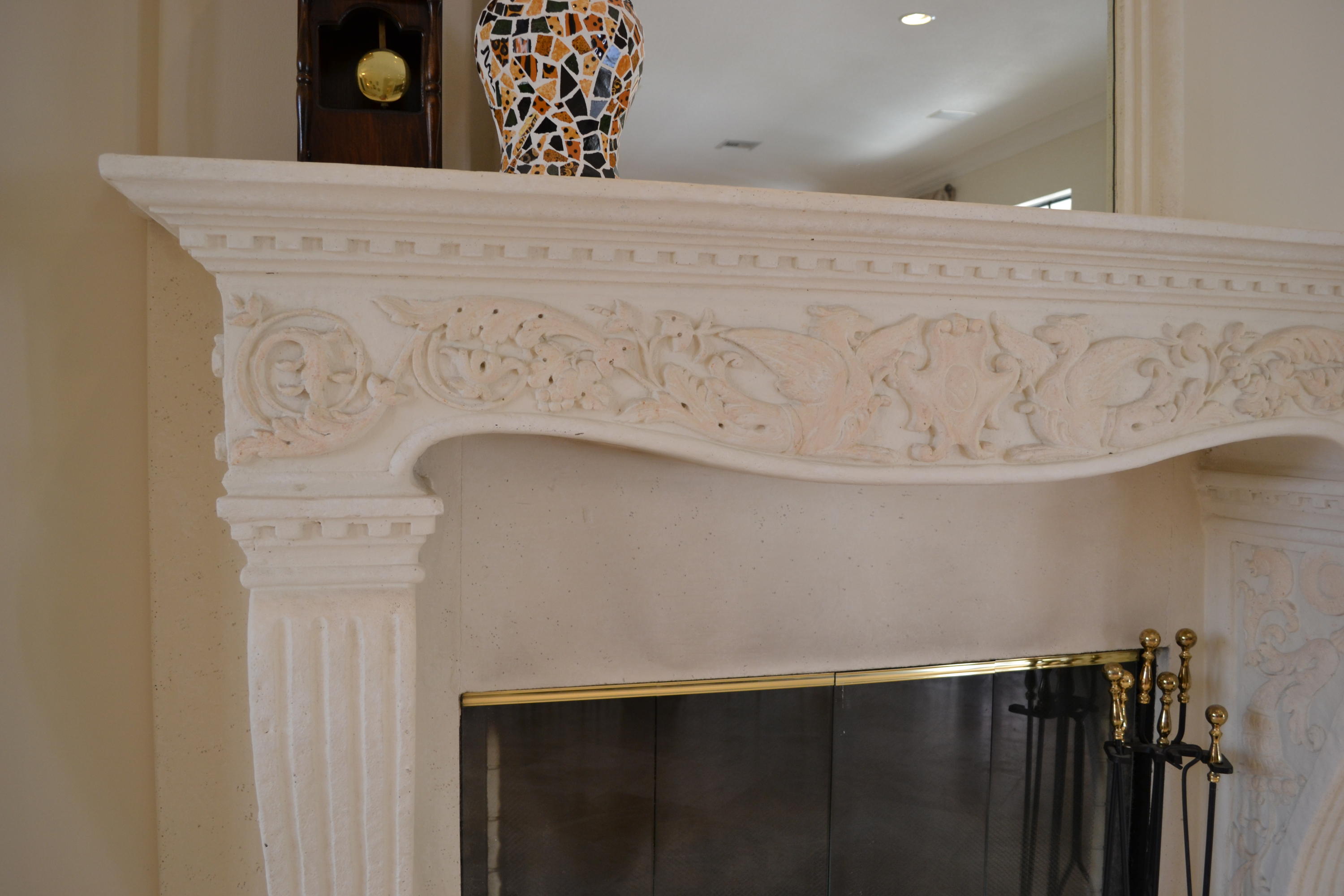 1495 Addison Avenue Boca Raton, FL 33486 - Photo 10 of 46 Imported Mantel Fireplace 2