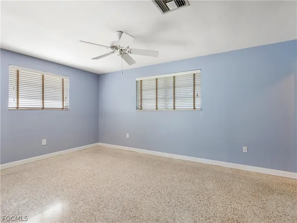 a view of a livingroom with a flat screen tv