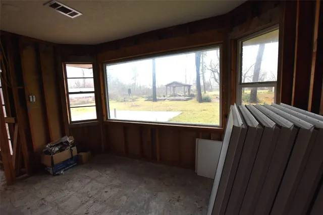 a view of a kitchen with a sink