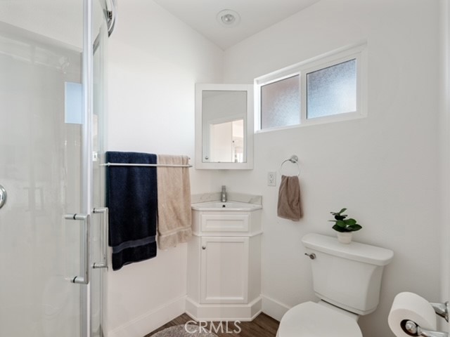 30280 Santa Rosa Road Lucerne Valley, CA 92356 - Photo 36 of 61 a bathroom with a sink toilet and shower
