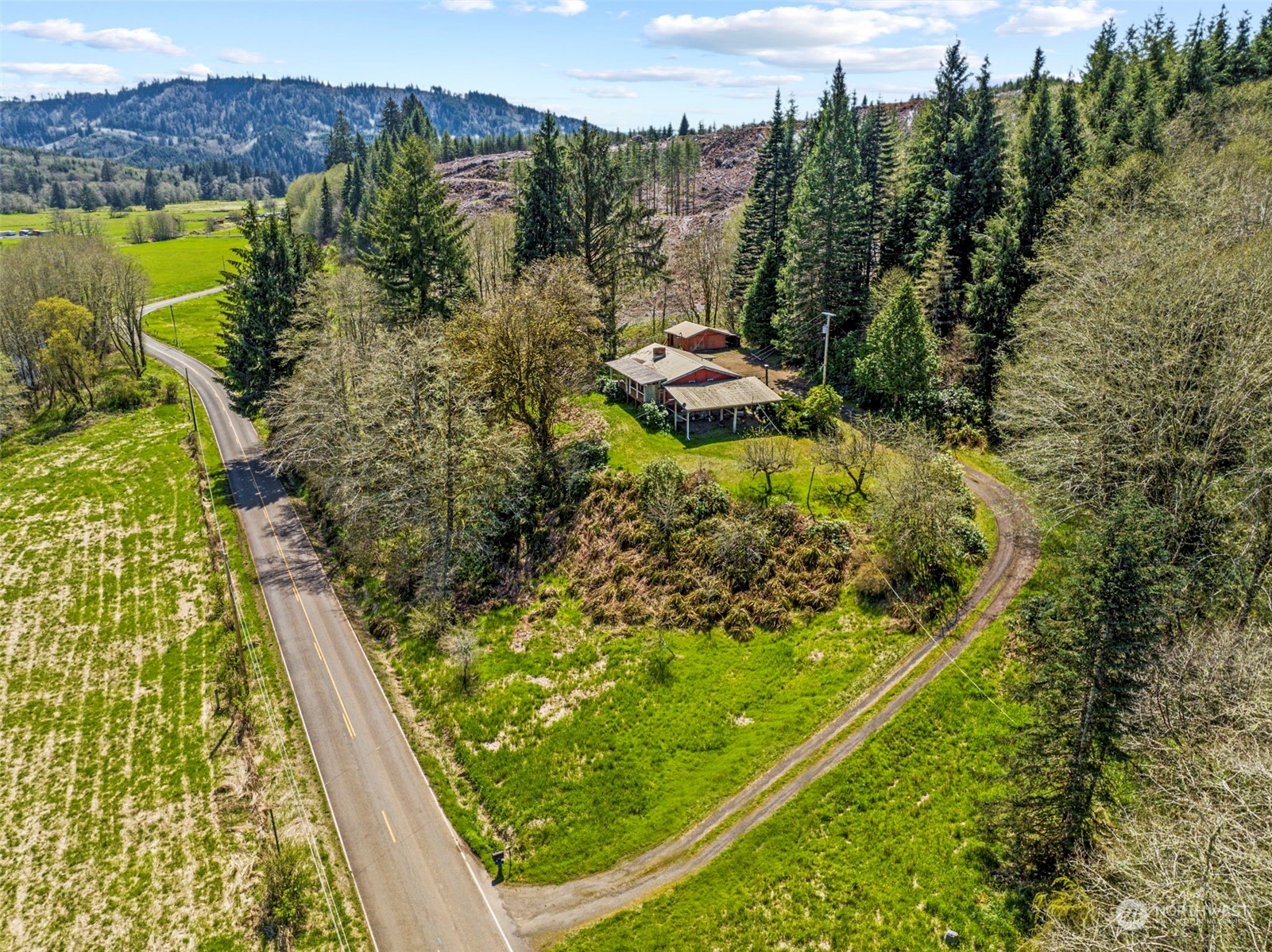 273 Middle Valley Road Skamokawa, WA 98647 - Photo 7 of 30 a view of a yard with plants
