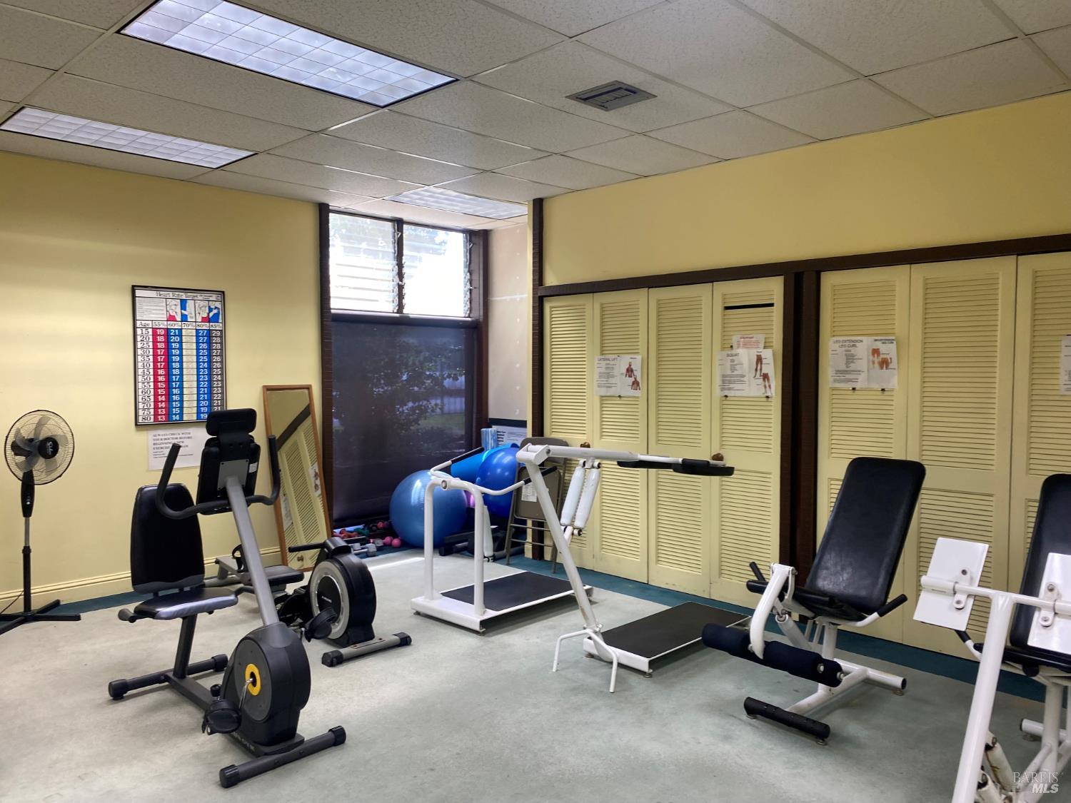 10 Oceano Place Novato, CA 94949 - Photo 19 of 20 a view of a workspace with gym equipment