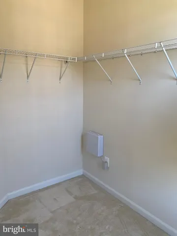 a bathroom with a shower and a toilet