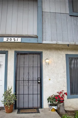 a view of a bunch of flowers in a cabinet