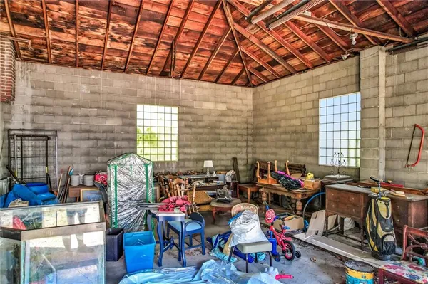 a view of storage and utility room