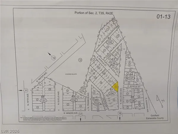 $25,000 | 611 North Bellevue Avenue, Goldfield, NV 89013