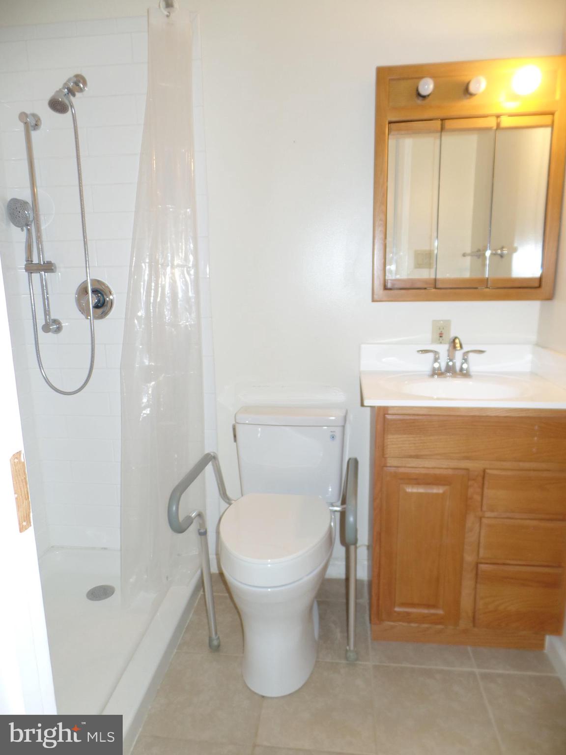 7403 Paxton Road Falls Church, VA 22043 - Photo 9 of 9 a bathroom with a sink a toilet and shower