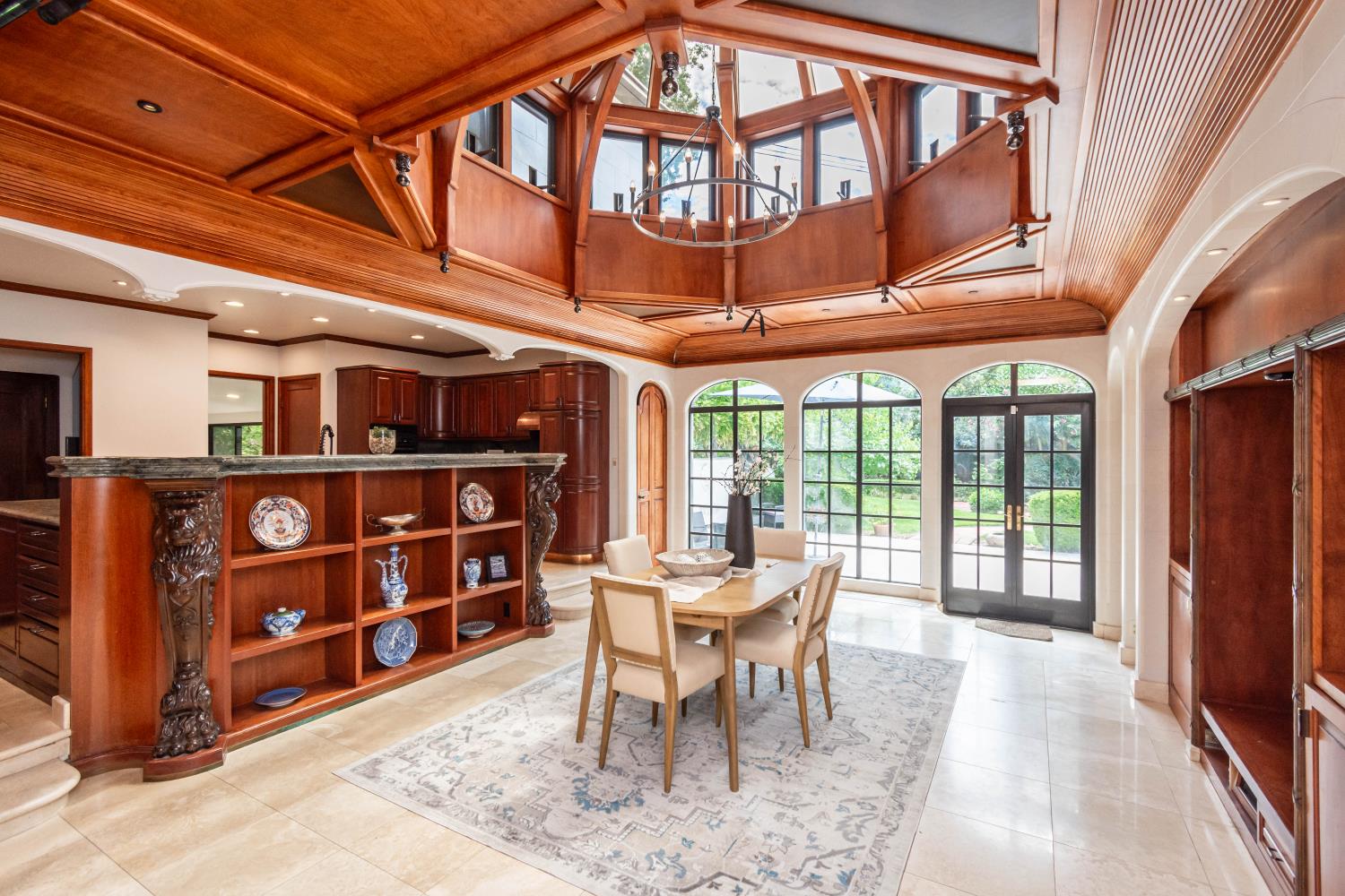 436 Hopkins Road Sacramento, CA 95864 - Photo 10 of 25 a dining room with furniture and a floor to ceiling window