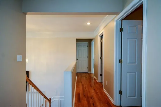 a view of a room with closet
