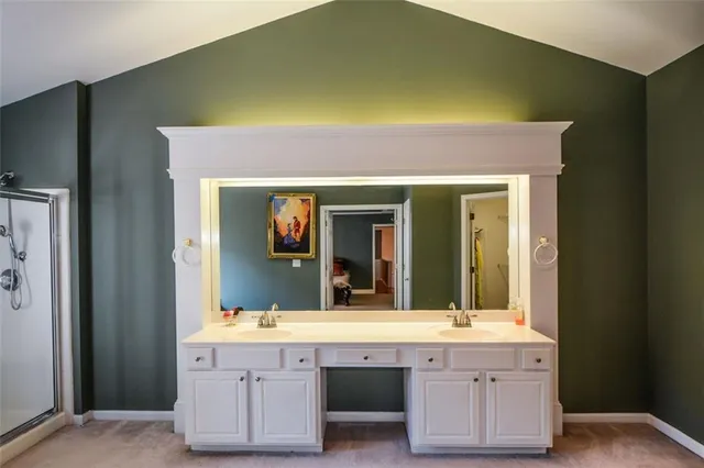 a living room with furniture rug and couch
