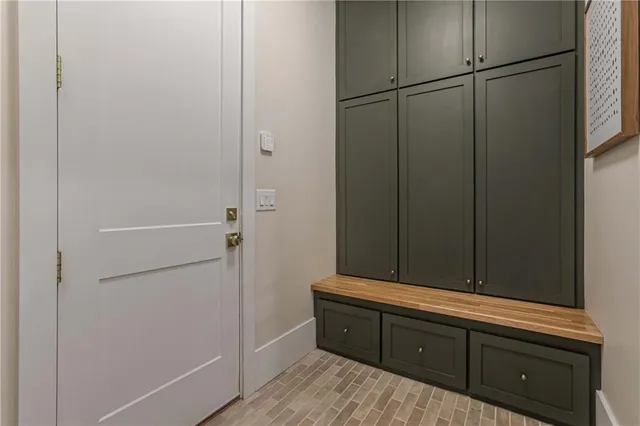 a living room with furniture and window