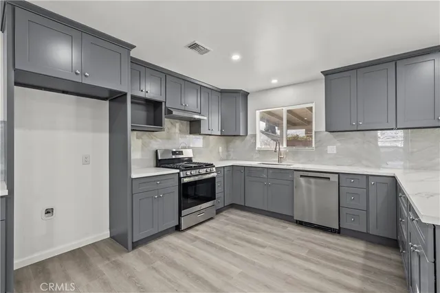 a view of backyard with green space