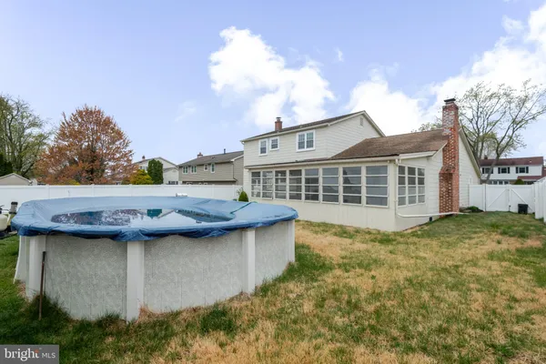 a view of a house with pool