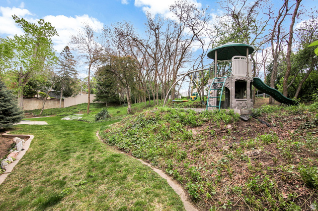 1320 Canyon Park Road Bountiful, UT 84010 - Photo 22 of 28 View of yard with a playground