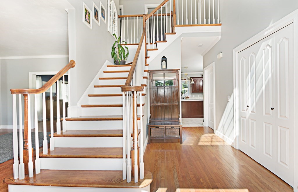 137 Osgood Road Charlton, MA 01507 - Photo 13 of 41 a view of entryway and hall with wooden floor