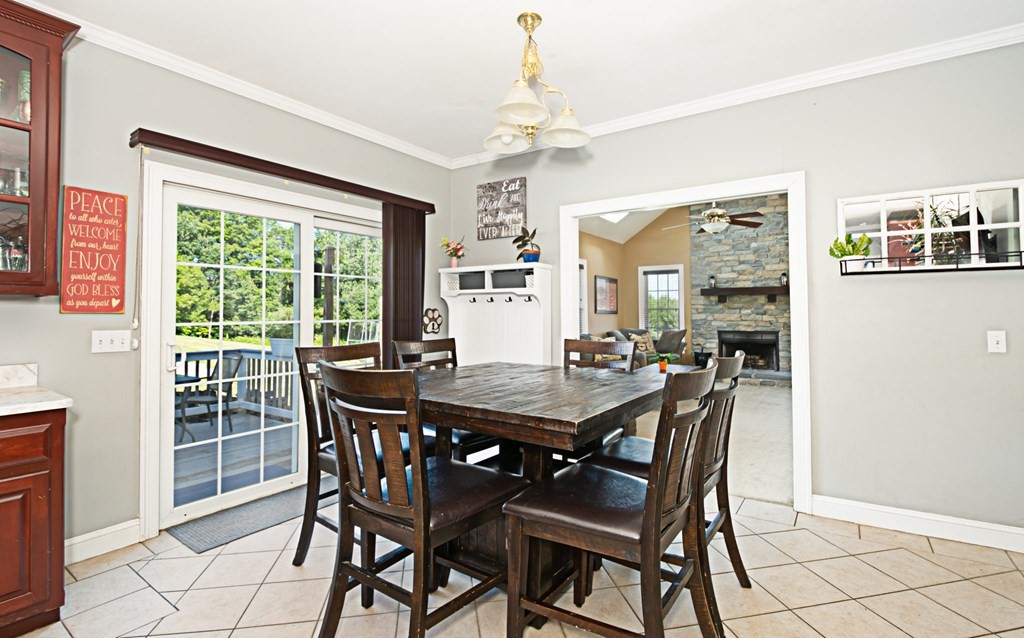 137 Osgood Road Charlton, MA 01507 - Photo 20 of 41 a view of a dining room with furniture window and outside view