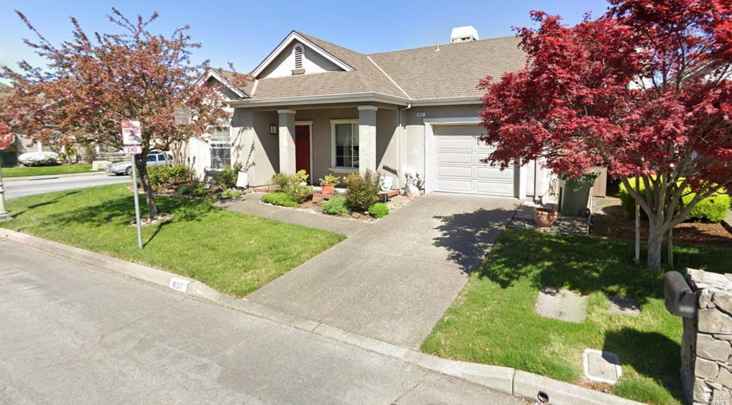 831 Cab Calloway Court Windsor, CA 95492 - Photo 1 of 1 a front view of a house with a yard and potted plants