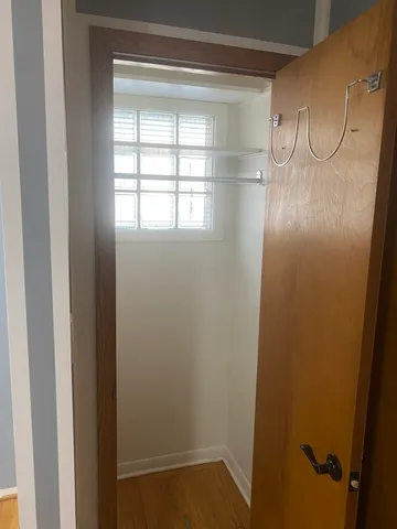 an empty room with window