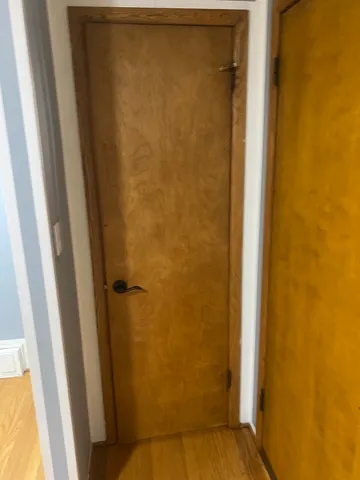 a close view of closet