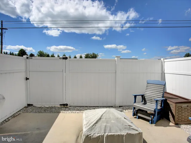 a backyard of a house