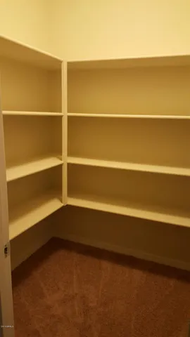 a view of a room with an empty space