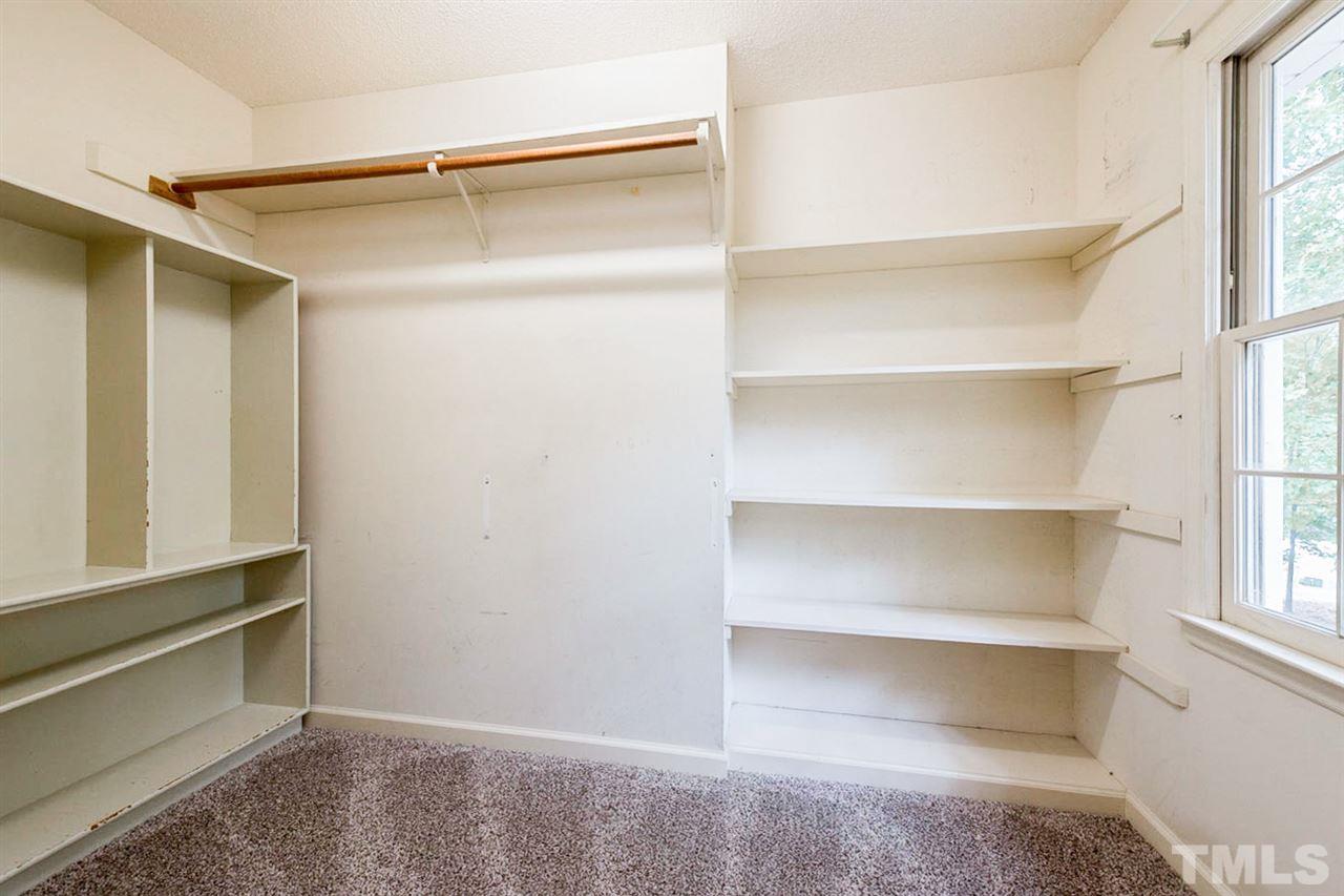 5208 Hallmark Road Durham, NC 27712 - Photo 16 of 25 a view of an empty walk in closet