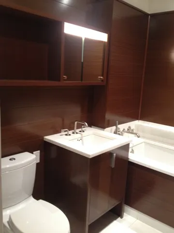 a bathroom with a sink and a toilet